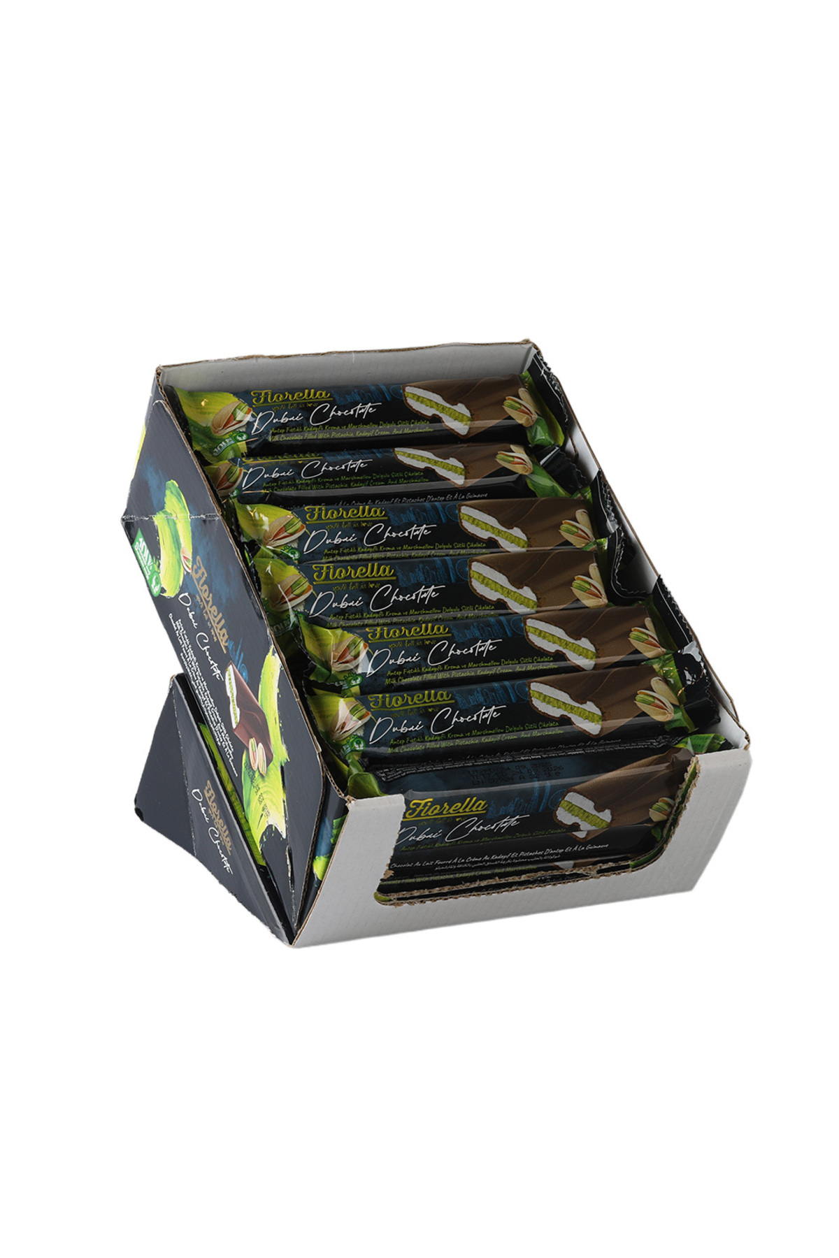 FIORELLA Sütlü Çikolatalı Marshmallowlu Dubai Bar 32 Gr. 24 Adet