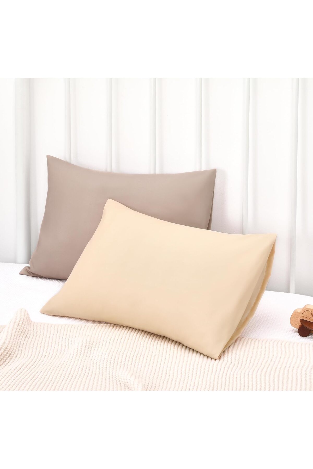 İzgi Concept 2li Set Bebek Yastık Kılıfı Seti Pamuklu Kapaklı 35x45 - Premium Quality Baby Pillow Cover fotoğrafı 4 (önizleme)