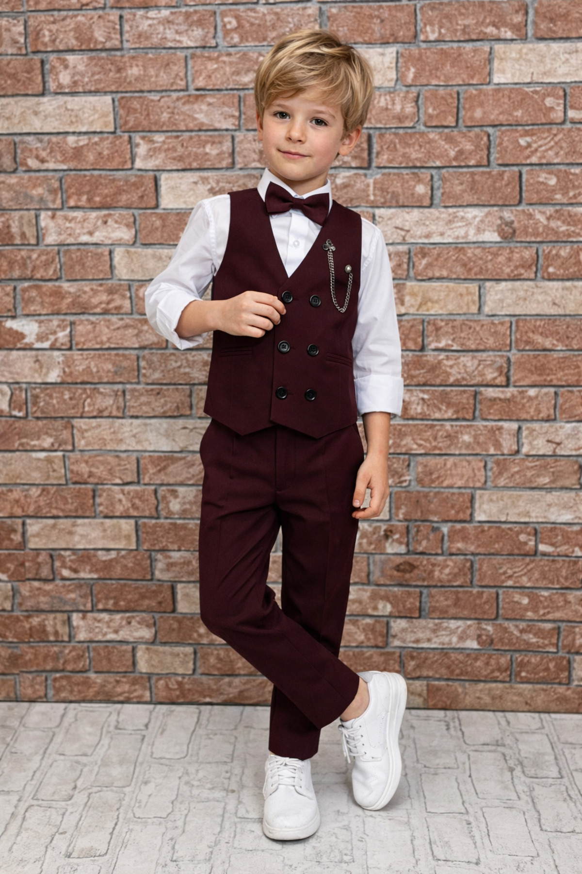 HAYTA Çocuk Yelek Takim Gömlekli Set 0-1yaş -14yaş fotoğrafı 3 (önizleme)