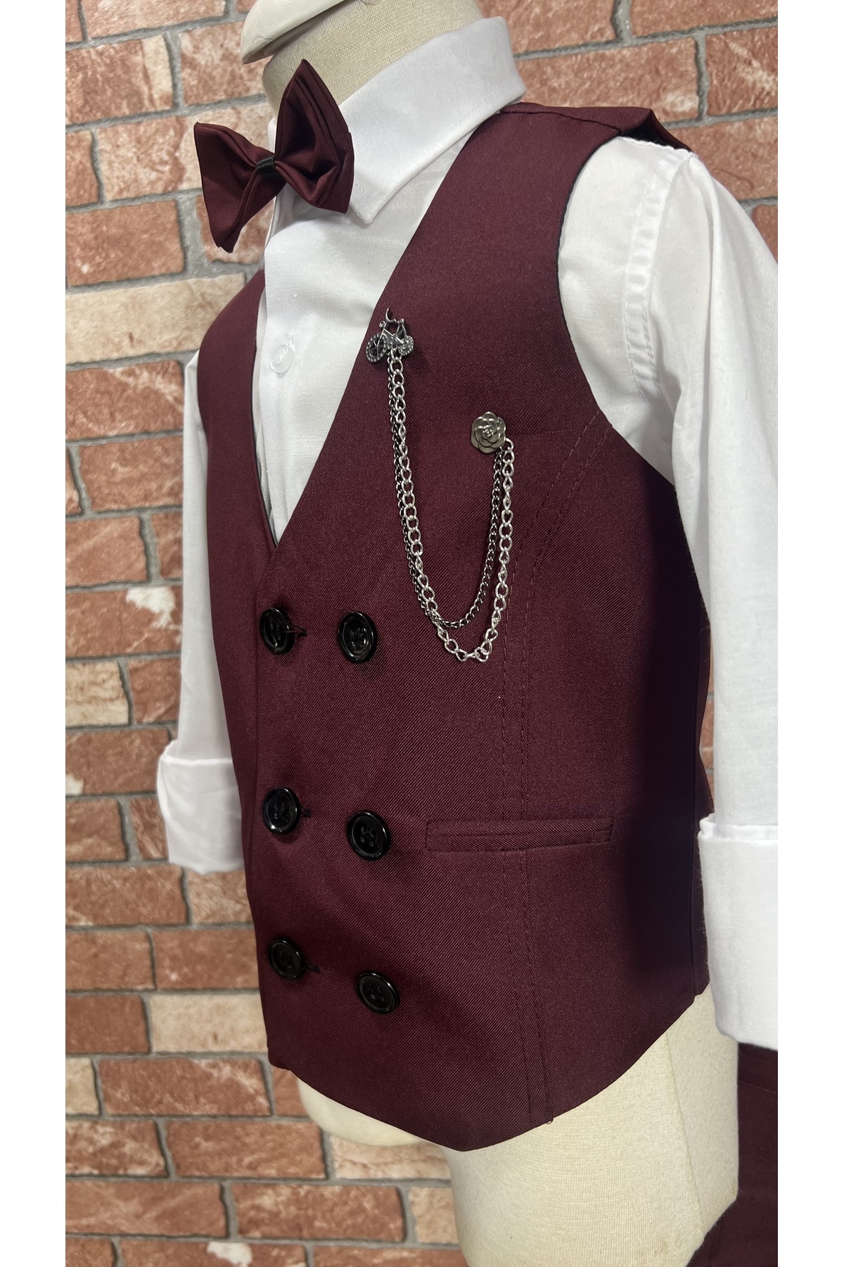 HAYTA Çocuk Yelek Takim Gömlekli Set 0-1yaş -14yaş fotoğrafı 6 (önizleme)