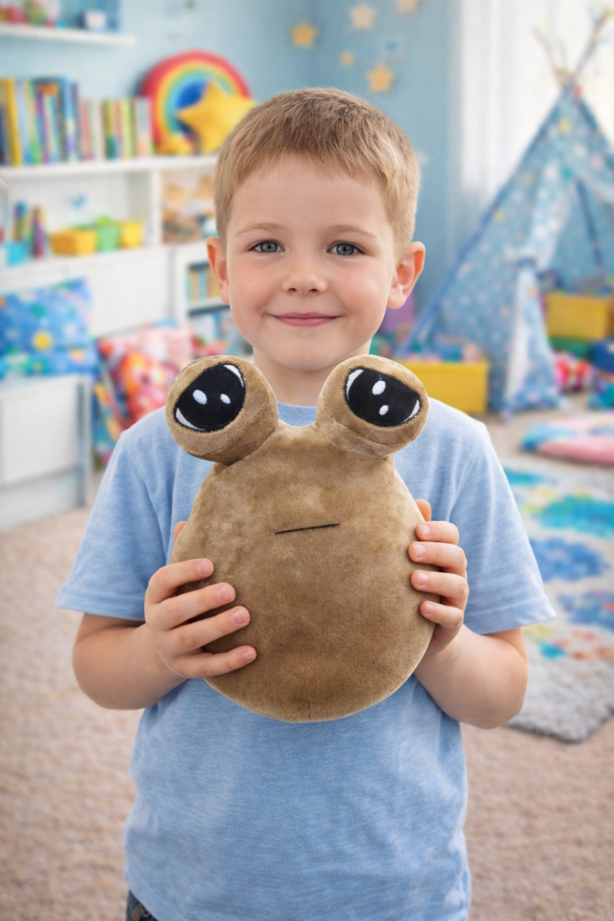 Cute Pou Plush Toy & Soft Fill Playmate Gift
