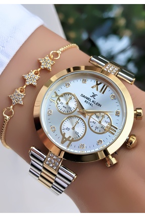 Daniel Klein Orijinal Kadın Saat – Çelik Kordon | Bileklik Hediyeli | 2 Yıl G...