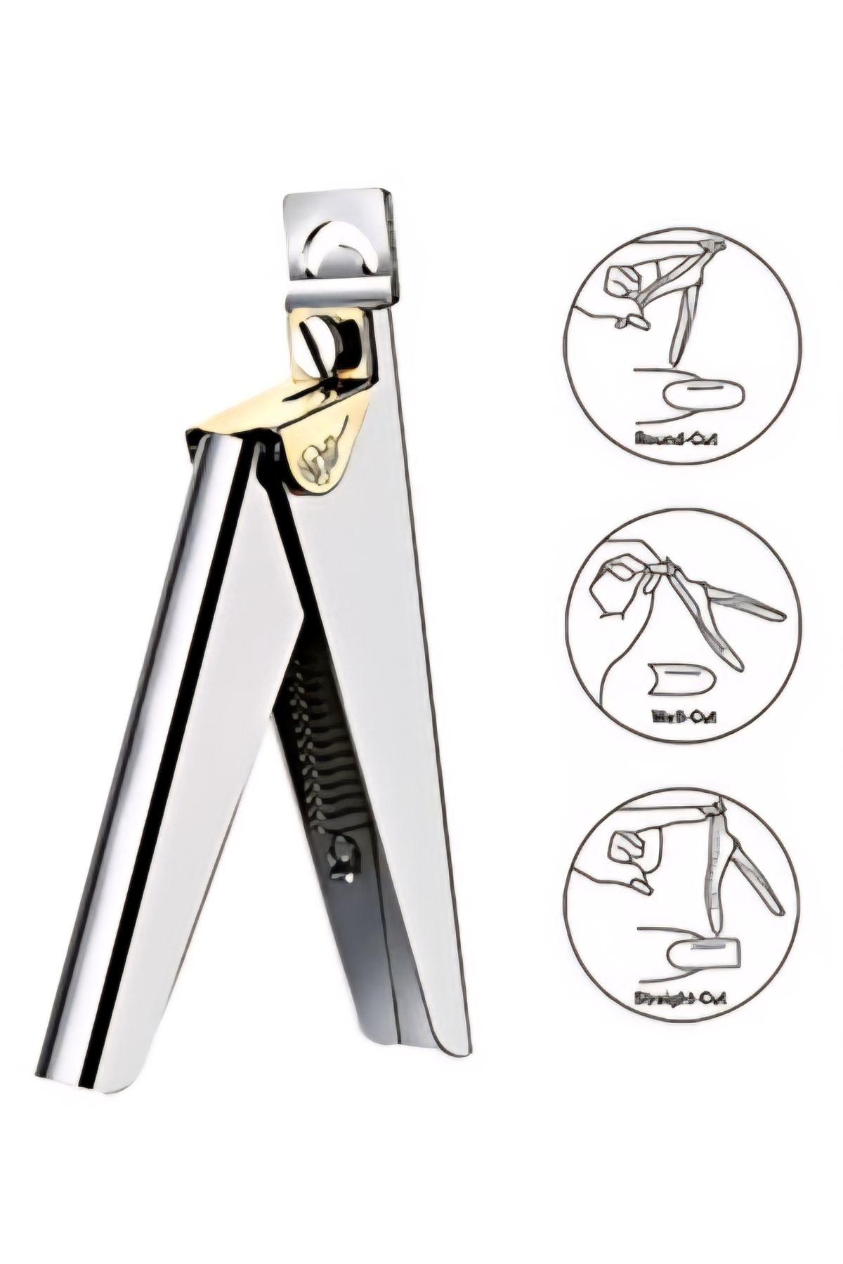 Premium Paslanmaz Çelik Tırnak Makası – Ultra Keskin Protez Tips Kesme Makası — Sblon-QCUTTER — تصویر 4 از 5