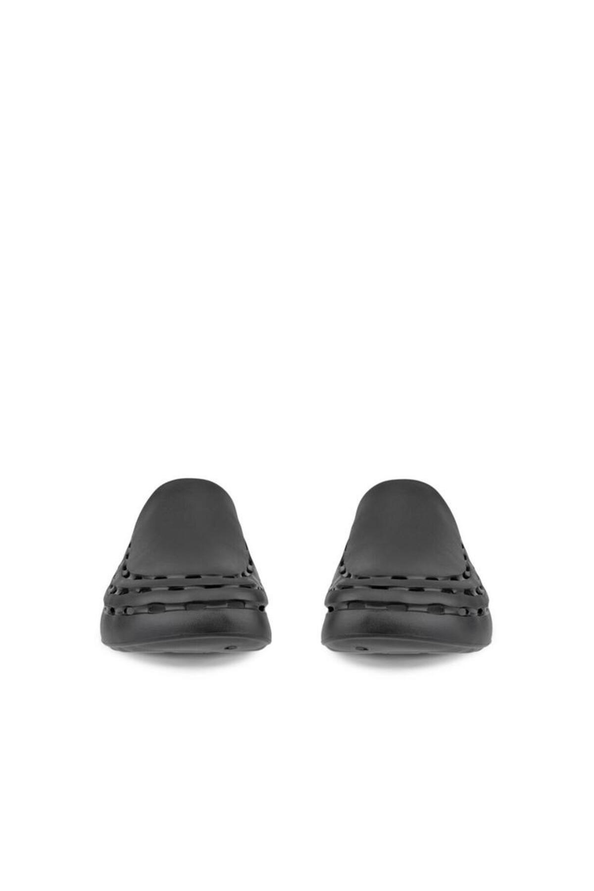 Ecco Cozmo Slide Erkek Siyah Tekstil Terlik görsel 5
