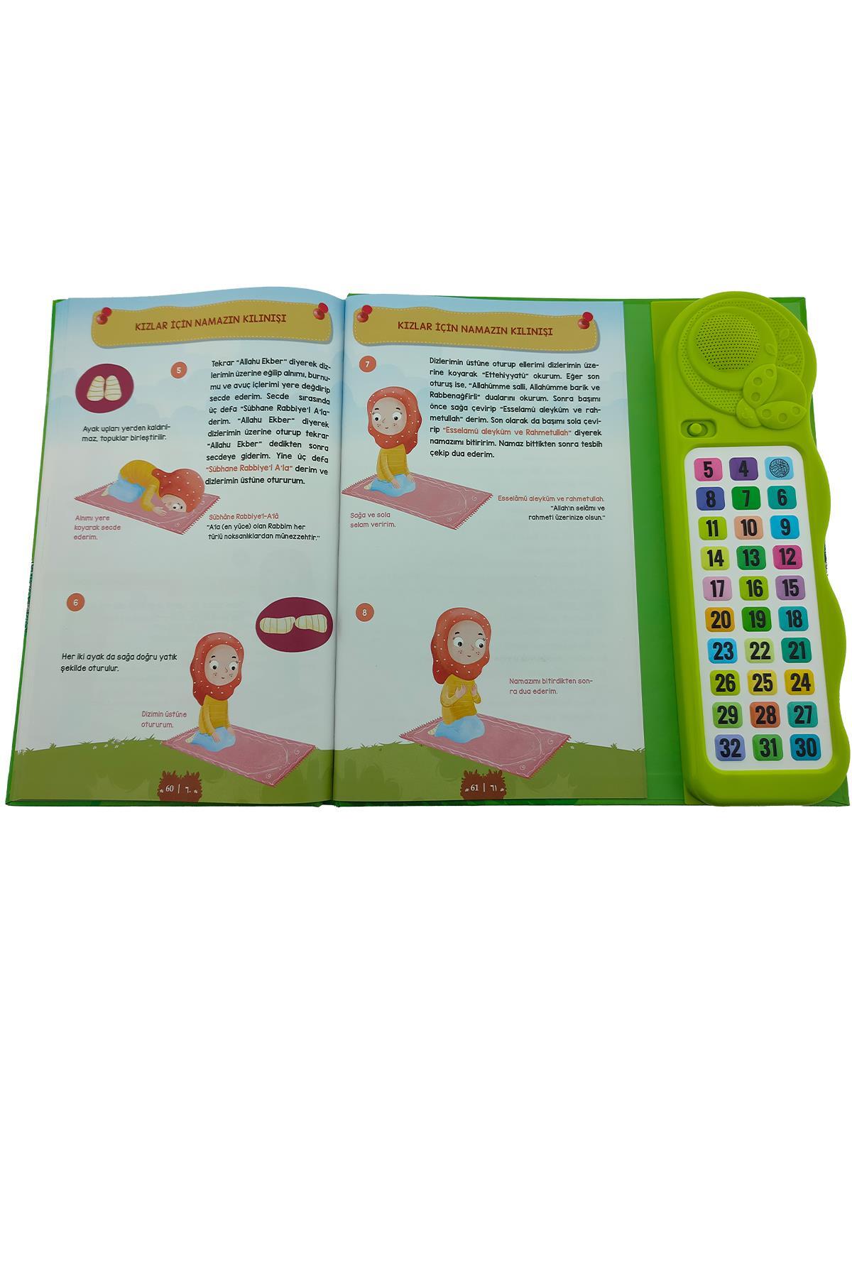 Bayramdan Kendi Kendime 10 Saat’de Kuran Öğreniyorum Sesli Cihazlı Kitap Yeşil fotoğrafı 2 (önizleme)