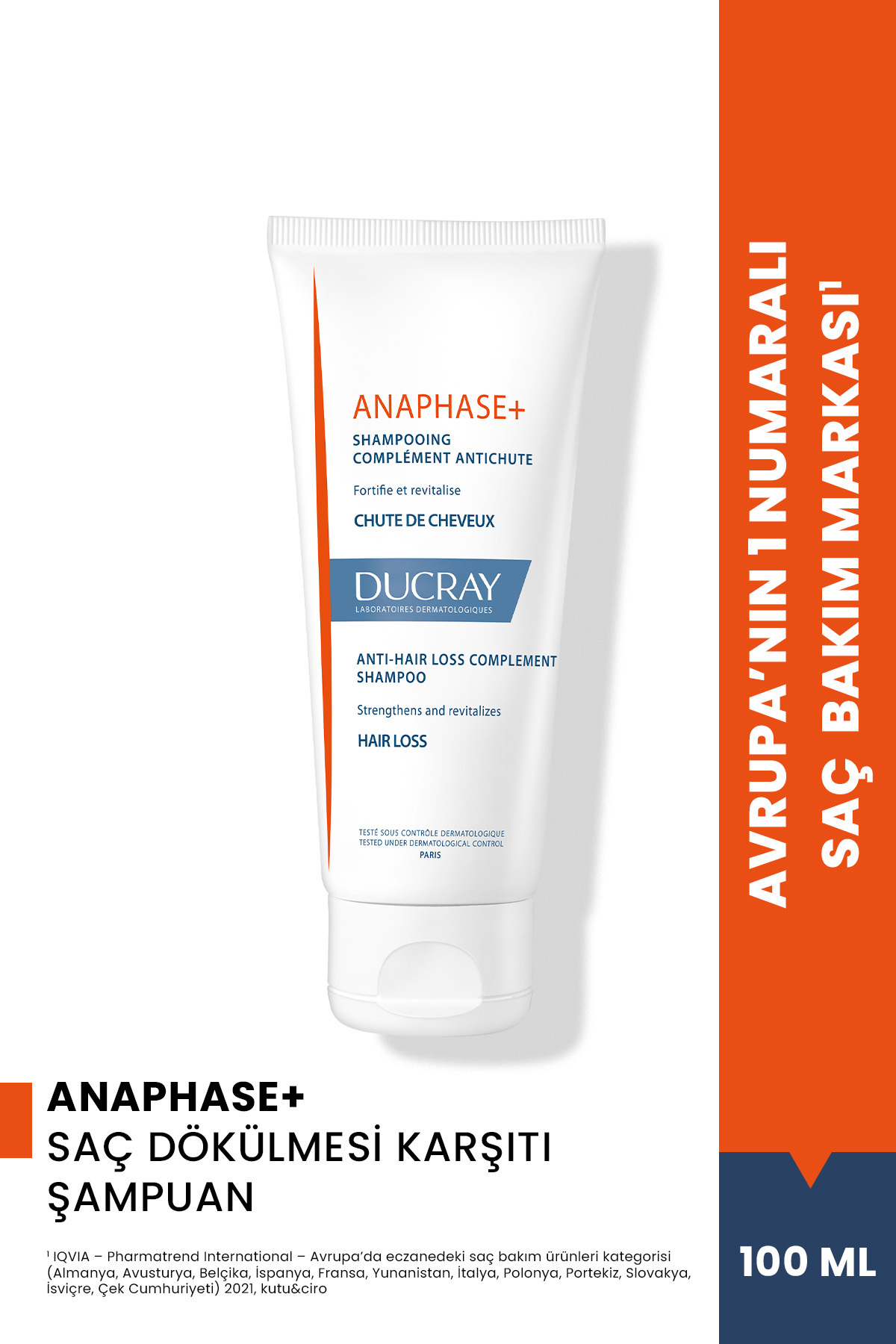 Ducray Anaphase Chronic Saç Dökülmesine Karşı Şampuan İncelmiş ve Seyrekleşmiş Saçlar İçin Şampuan 100 ml - Fiyatı, Yorumları