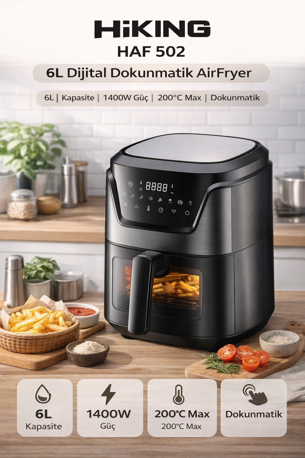 ROBO HİKİNG Serisi HAF-502 AİRFRYER