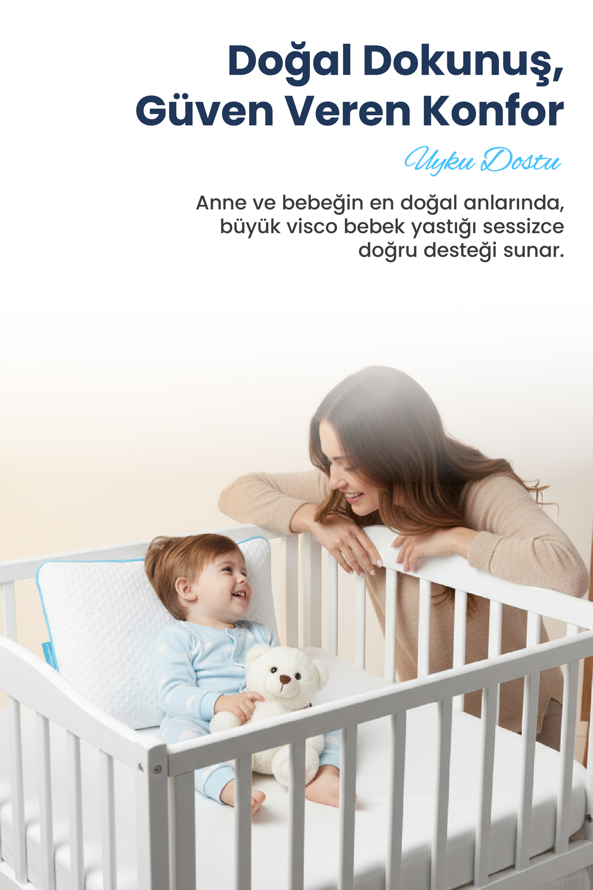 Viscofoam Ortopedik Bebek Yastığı Visco Bebek Yastığı 45 X 30 X 8 Cm fotoğrafı 5 (önizleme)