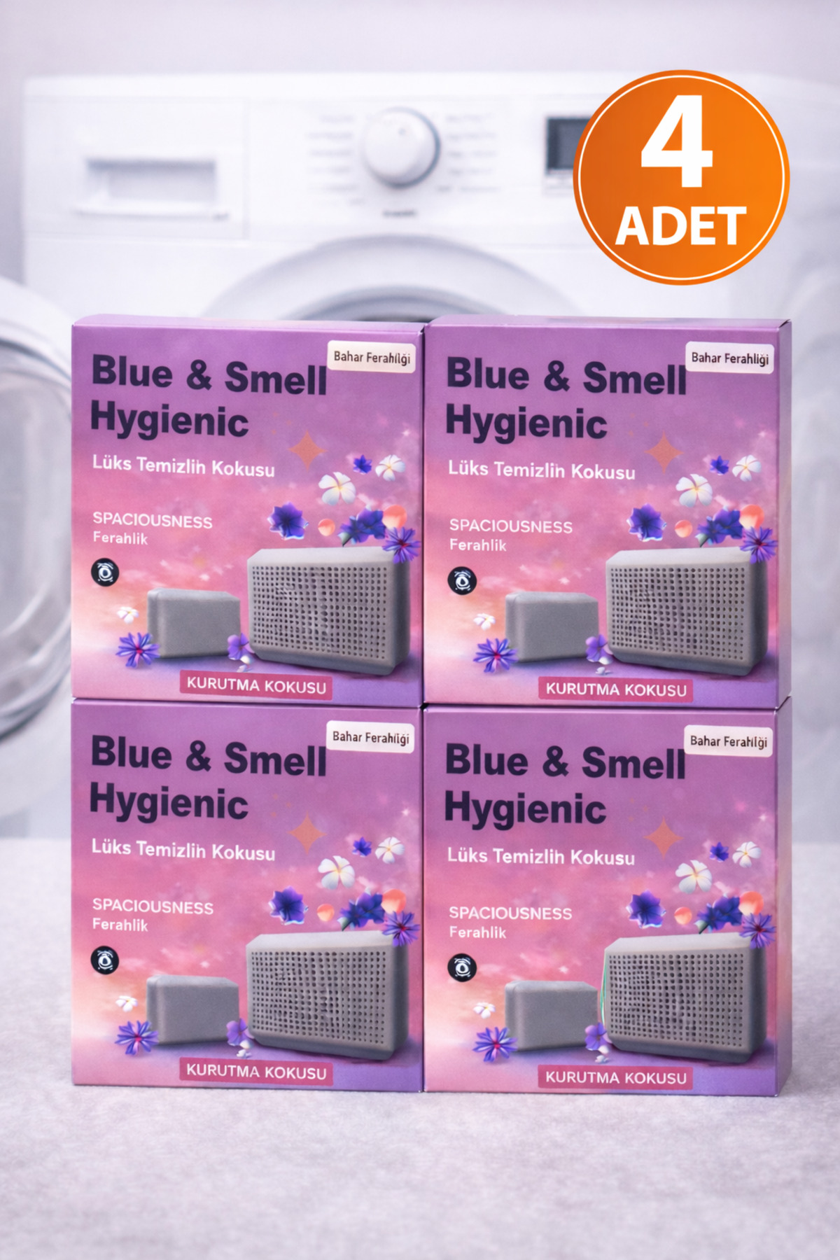 ÖZ BEYAZ EŞYA Blue & Smell Kurutma Makinesi Koku Kapsülü 4' LÜ