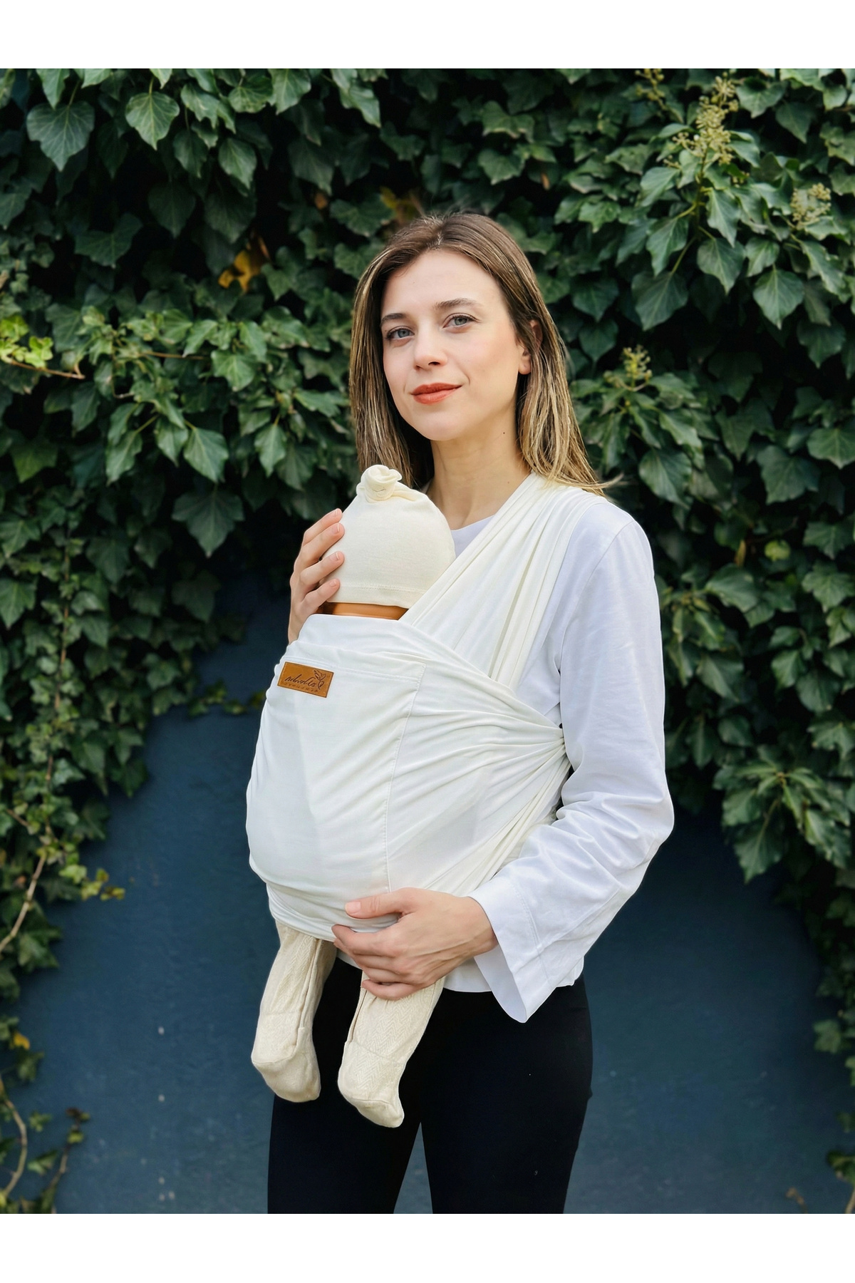 kubbe Yeni Nesil Ergonomik Bebek Taşıma Şalı - Ön Cepli Taşıma Torbalı Esnek Sling - İnce Ve Hafif fotoğrafı 4 (önizleme)