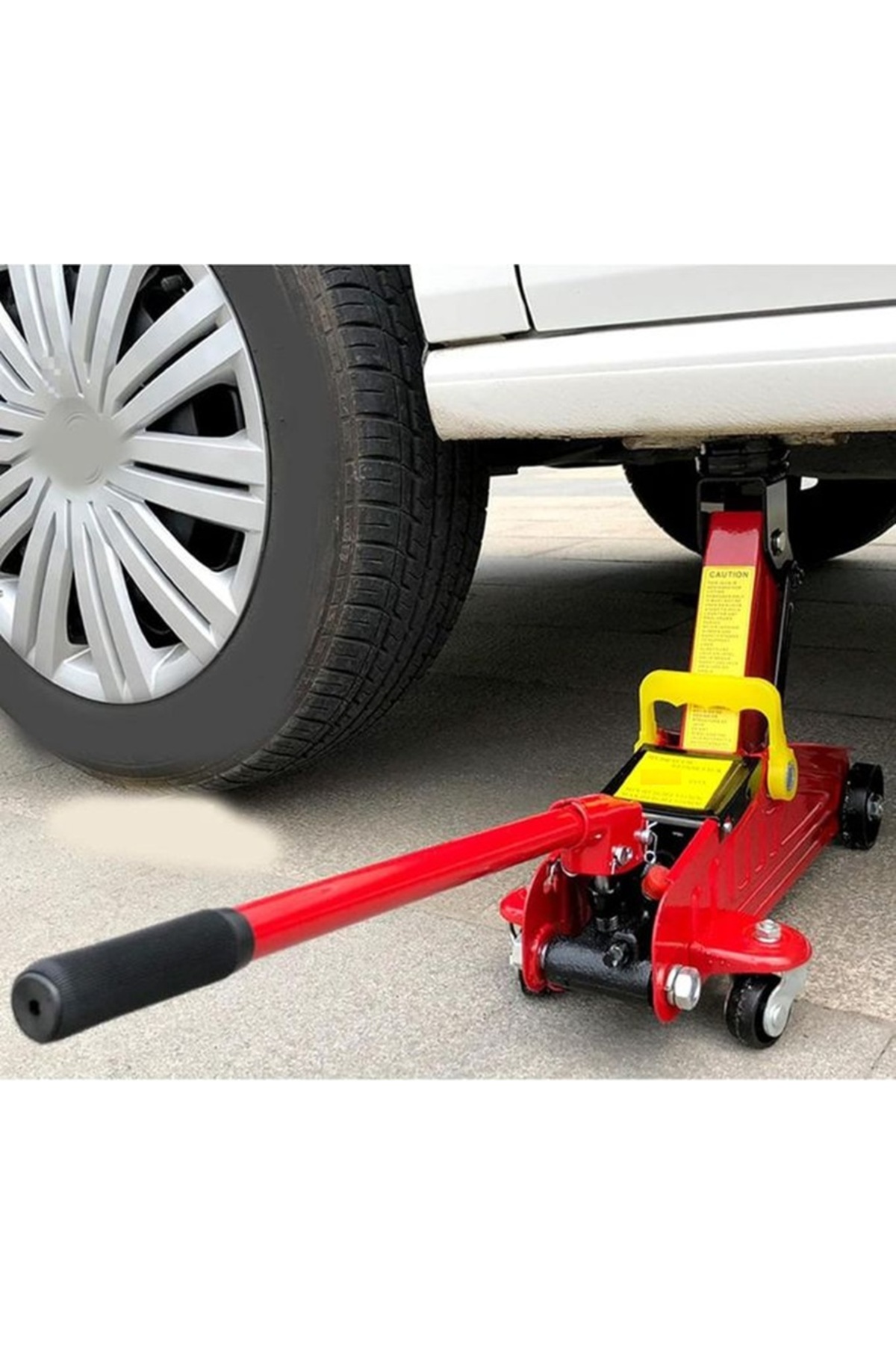 رافعة سيارة هيدروليك أرضية سعة ٣ طن مع حقيبة حمل – جاك سيارات قوي وآمن للورش والسفر والطوارئ