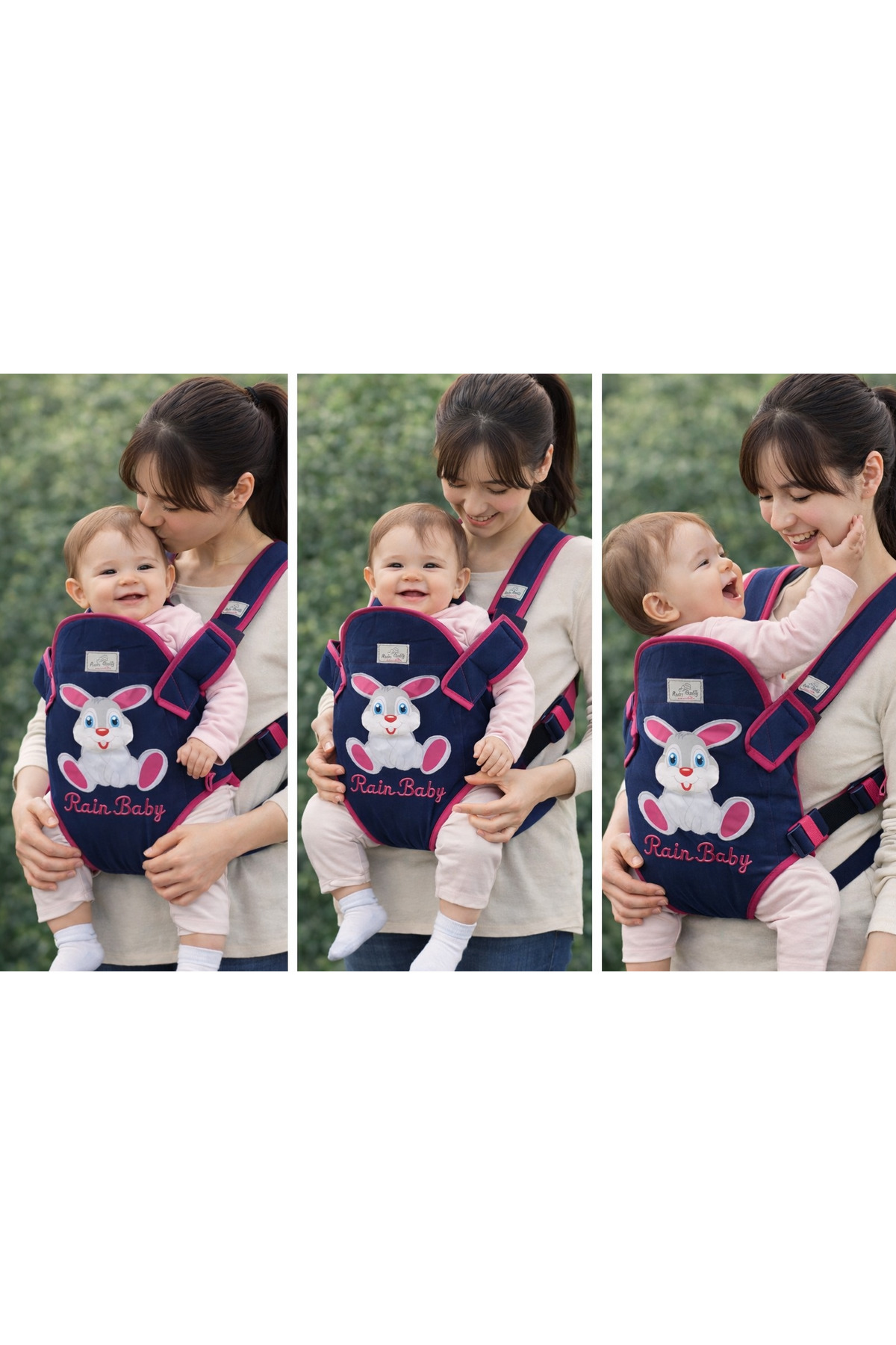 ŞAŞKIN HOUSE SEVİMLİ ÇOCUK TAŞIMA KANGURU & TAVŞAN BASKILI PORTBEBE KANGURU & HEDİYELİK KANGURU fotoğrafı 2 (önizleme)