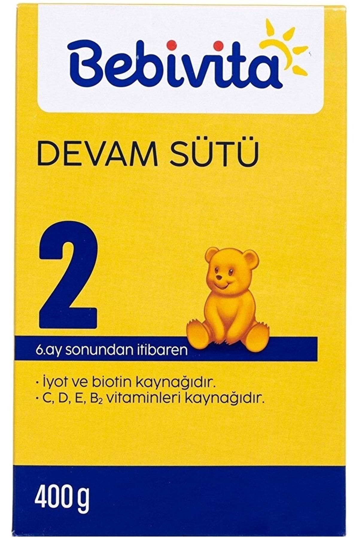 Bebivita Bebek Sütü 400GR No:2 (6-12 Ay) fotoğrafı 2 (önizleme)