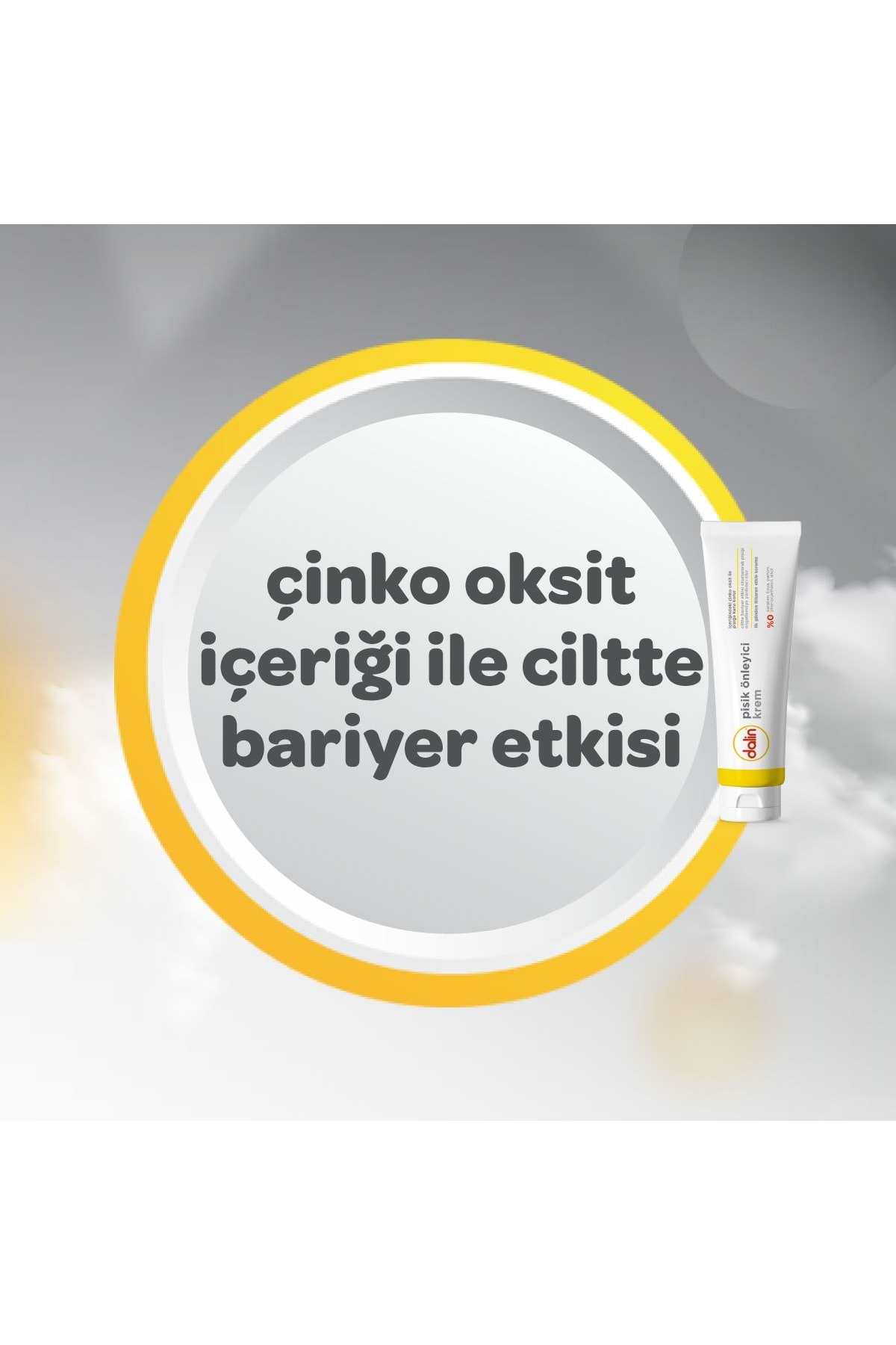 Dalin Pişik öneliyici Krem/Pişik Kremi 100ML (Bebekler İçin) (12 Li Set) fotoğrafı 5 (önizleme)