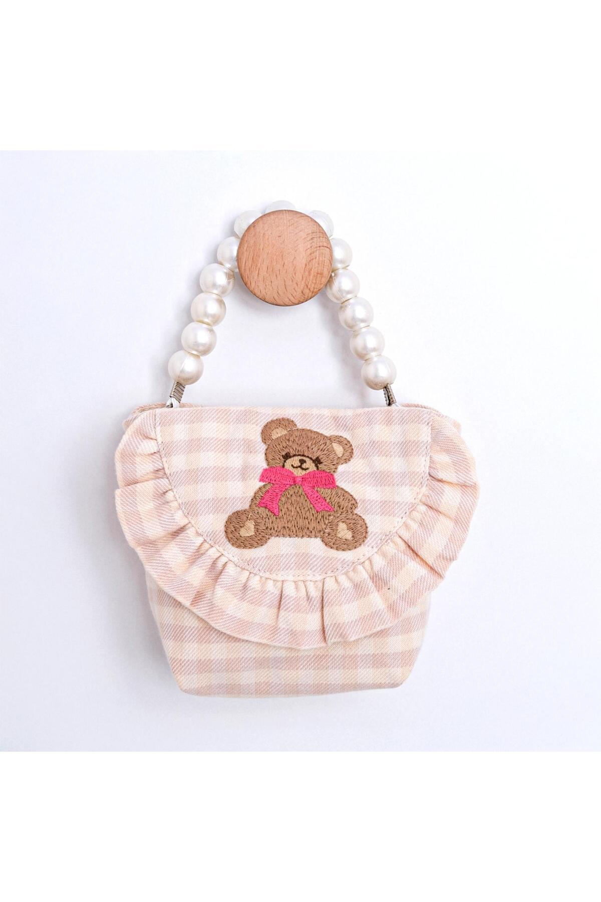 ministok Maya Pötikare Desenli Çanta Aksesuarlı Kız Bebek Elbise fotoğrafı 5 (önizleme)