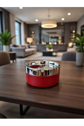 YELMEN Kokusuz Oynar Kapaklı Plastik Lüks Küllük Kaliteli Kül Tablası(İÇ DÖNE...