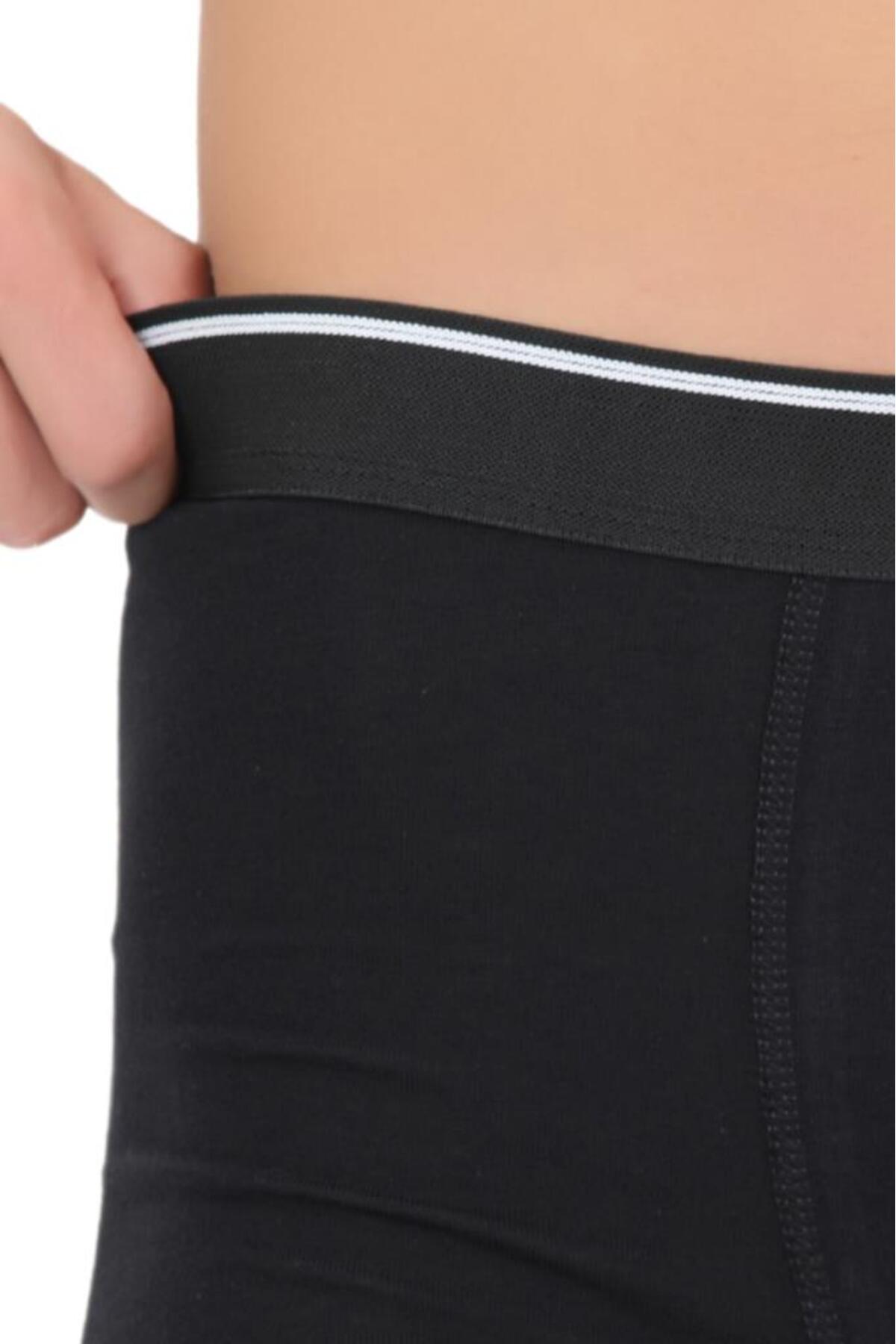 andredimoda  Erkek 6'lı Boxer 1. Sınıf Kumaş Premium Paket Özel Dizayn. Düz Likralı Boxer Şort Çeyizlik Hediyelik - Görsel 5