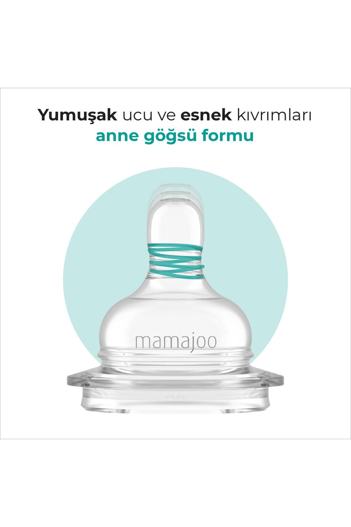 Mamajoo Gece & Gündüz Antikolik Biberon 160 ml 0 Ay+ | Yavaş Akışlı fotoğrafı 4 (önizleme)