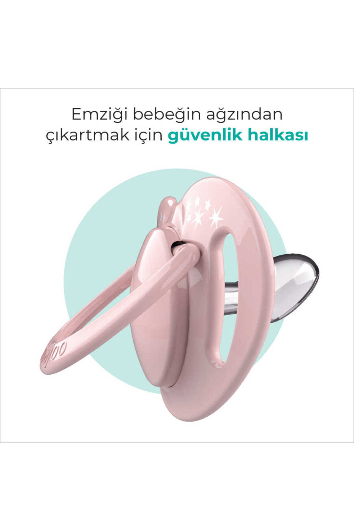 Mamajoo Ortodontik Emzik Seti 0 Ay+ Powder Pink | İkili, Silikon, Damaklı | Sterilizasyon & Saklama fotoğrafı 4 (önizleme)