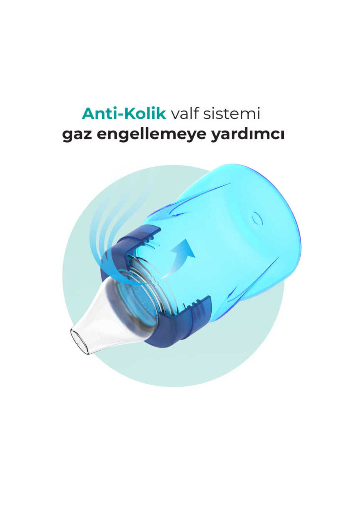 Mamajoo Damlatmaz Eğitici Kulplu Bardak, 160 Ml, Mavi, 6 Ay , 1 Adet fotoğrafı 3 (önizleme)