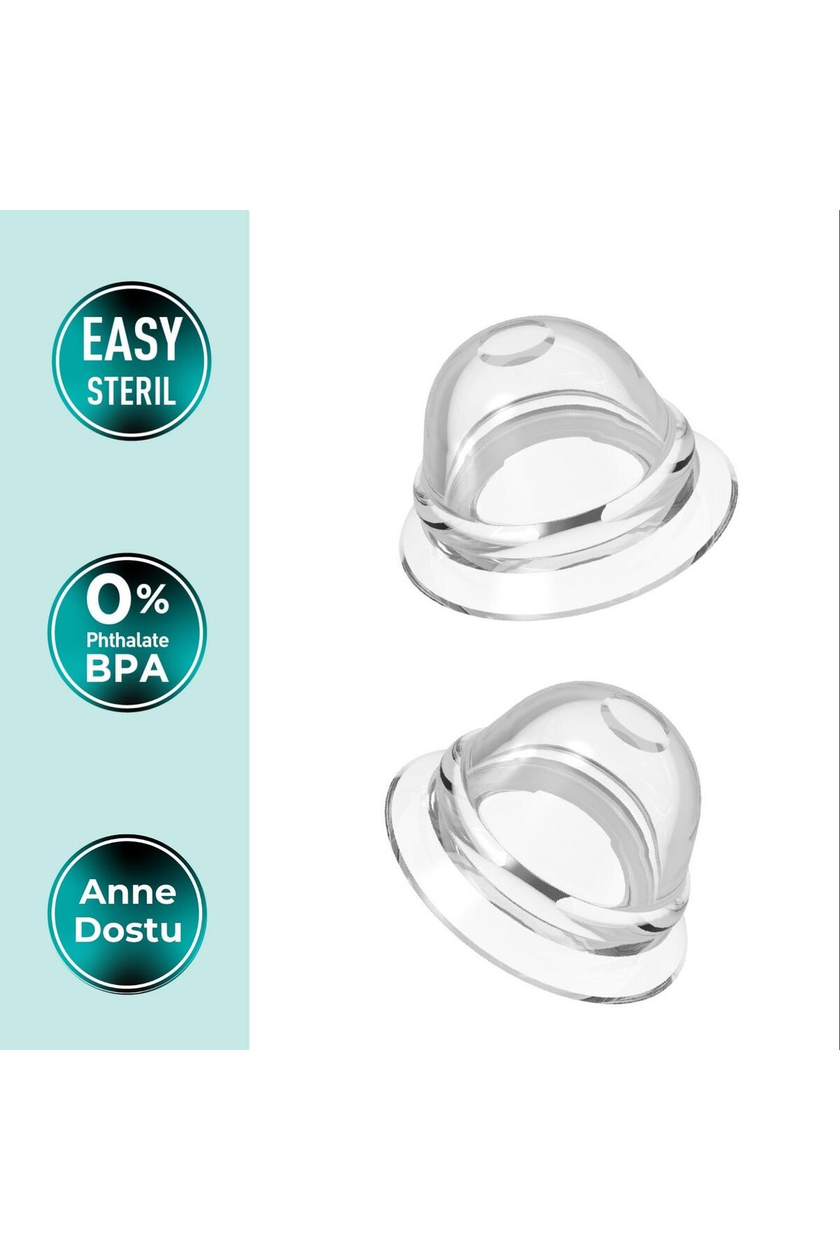 Mamajoo Göğüs Ucu Çıkartıcı Seti | Sterilizasyon & Saklama Kabı Hediyeli fotoğrafı 2 (önizleme)