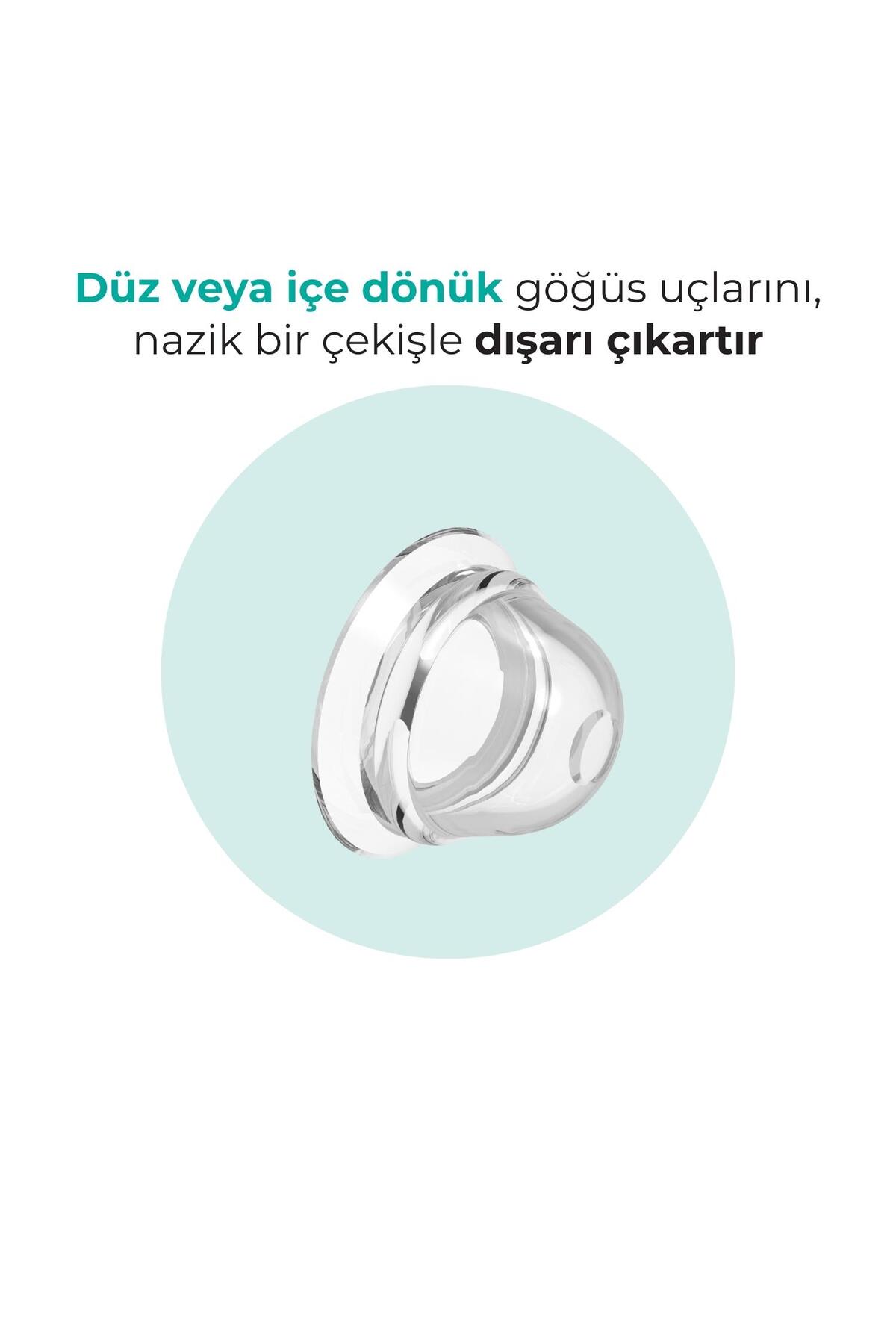 Mamajoo Göğüs Ucu Çıkartıcı Seti | Sterilizasyon & Saklama Kabı Hediyeli fotoğrafı 3 (önizleme)