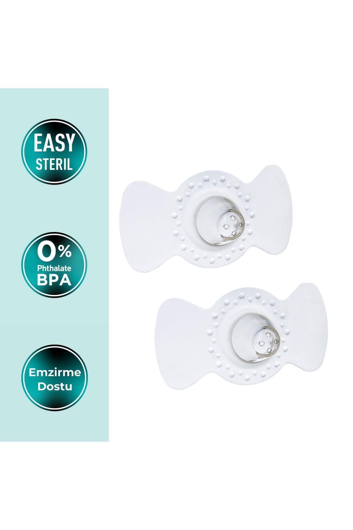 Mamajoo Göğüs Ucu Koruyucu Seti | Sterilizasyon & Saklama Kabı Hediyeli fotoğrafı 2 (önizleme)