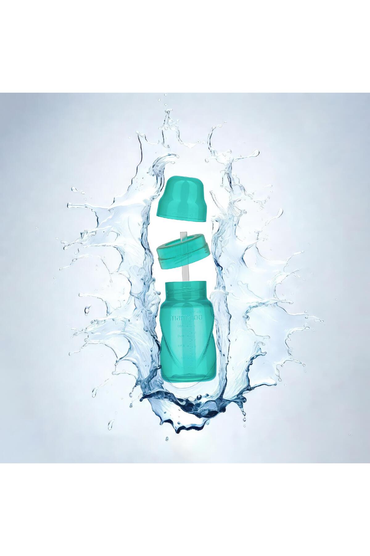 Mamajoo Antikolik Akıtmaz Pipetli Bardak 270 ml Yeşil, 12 Ay+ fotoğrafı 7 (önizleme)