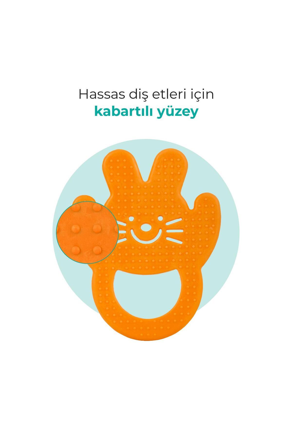 Mamajoo Yumuşak Diş Kaşıyıcı Turuncu Tavşan fotoğrafı 3 (önizleme)