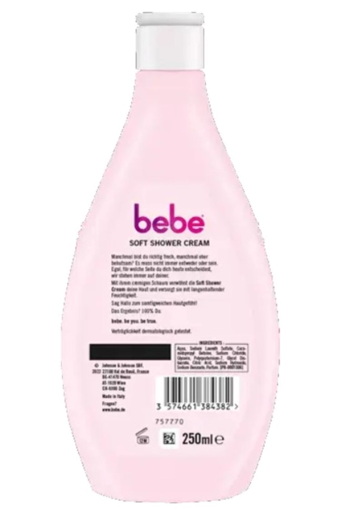 Bebe Young Care Yumuşak Duş Kremi, Jeli 250ml x 2 Adet — 35746613843822 — تصویر 7 از 7
