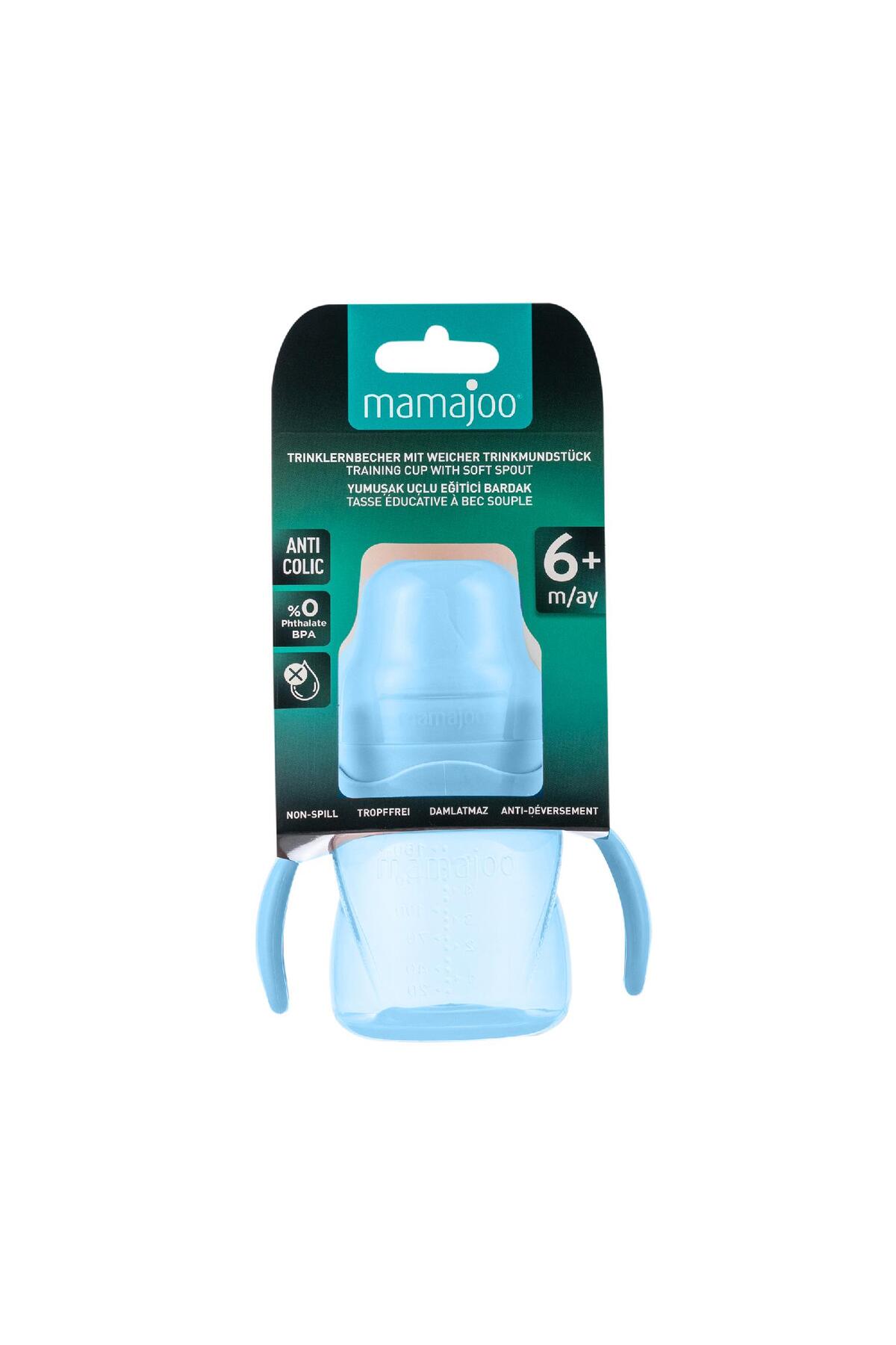 Mamajoo Antikolik Akıtmaz Alıştırma Bardağı 160 ml Powder Blue, 6 Ay+ fotoğrafı 7 (önizleme)