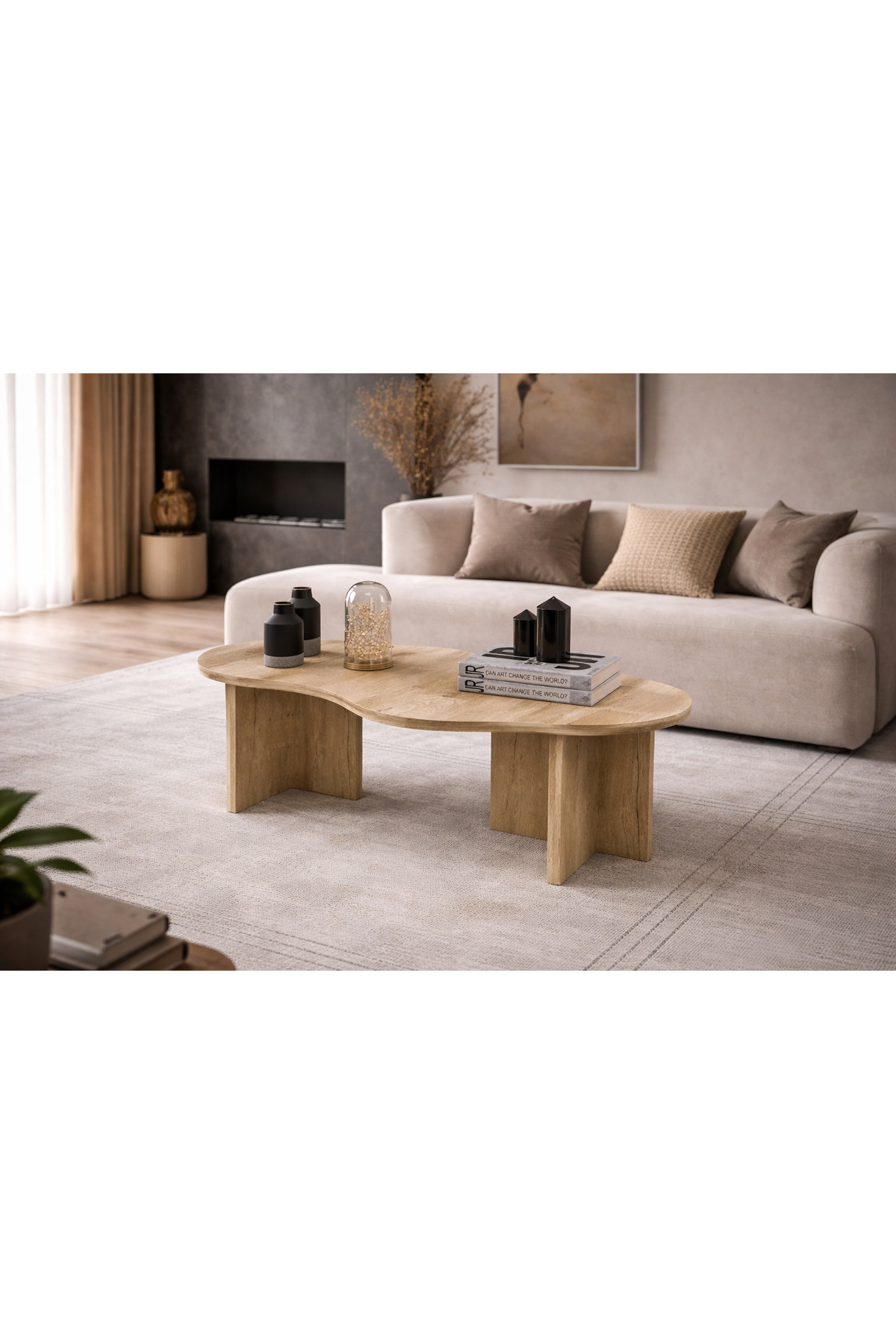 Messina Sapphire Oak Coffee Table