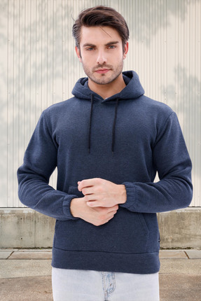 yakamor ERKEK KOLU LASTİKLİ KAPŞONLU SWEAT