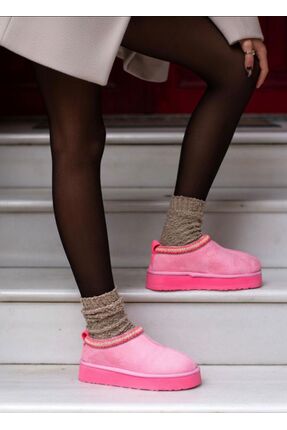 Yula Fashion Shoes Sabo Kadın Çift Renk Hafif Taban Finger Nakış Detaylı Kadı...