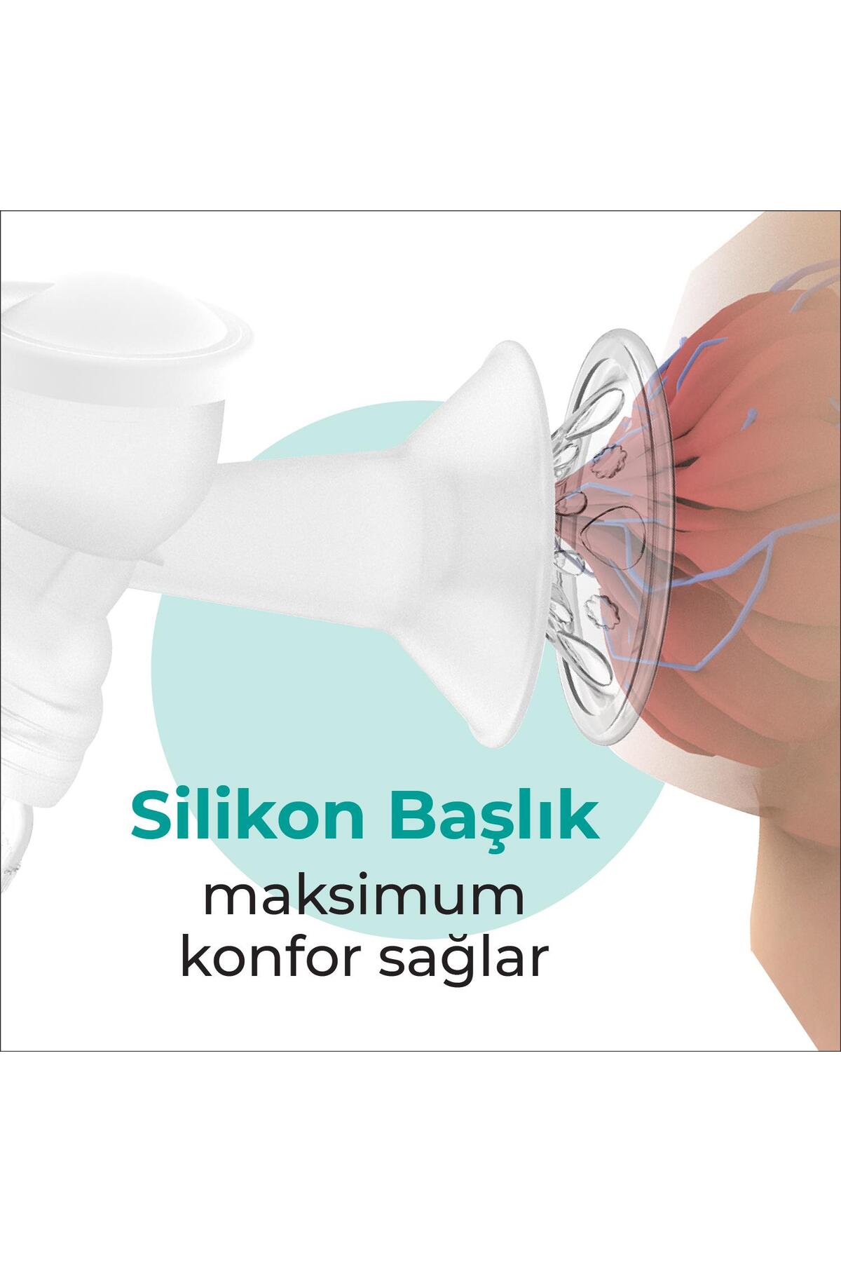 Mamajoo Elektrikli USB Çiftli Göğüs Pompası 250 ml | 20 Kademe Ayarı fotoğrafı 5 (önizleme)