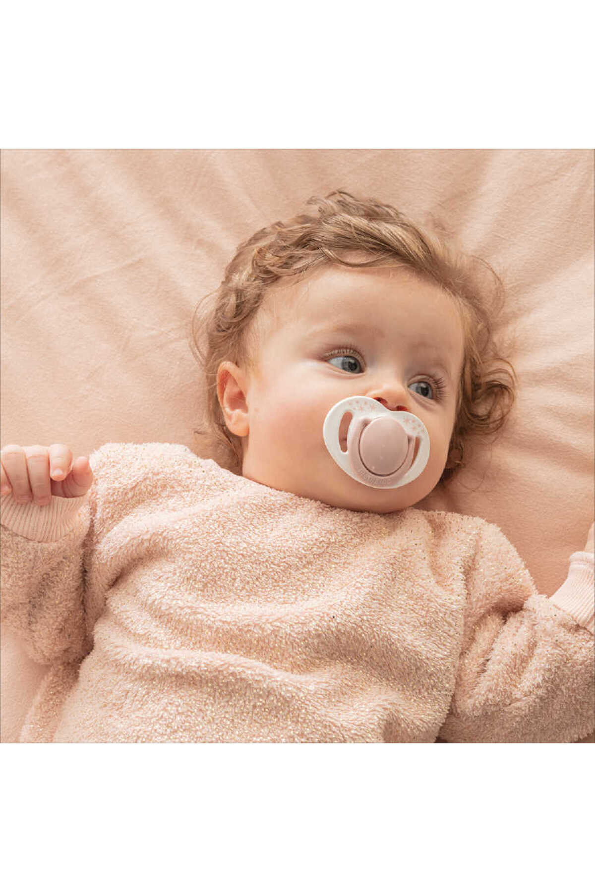 Mamajoo Ortodontik Emzik Seti 0 Ay+ Powder Pink | İkili, Silikon, Damaklı | Sterilizasyon & Saklama fotoğrafı 7 (önizleme)