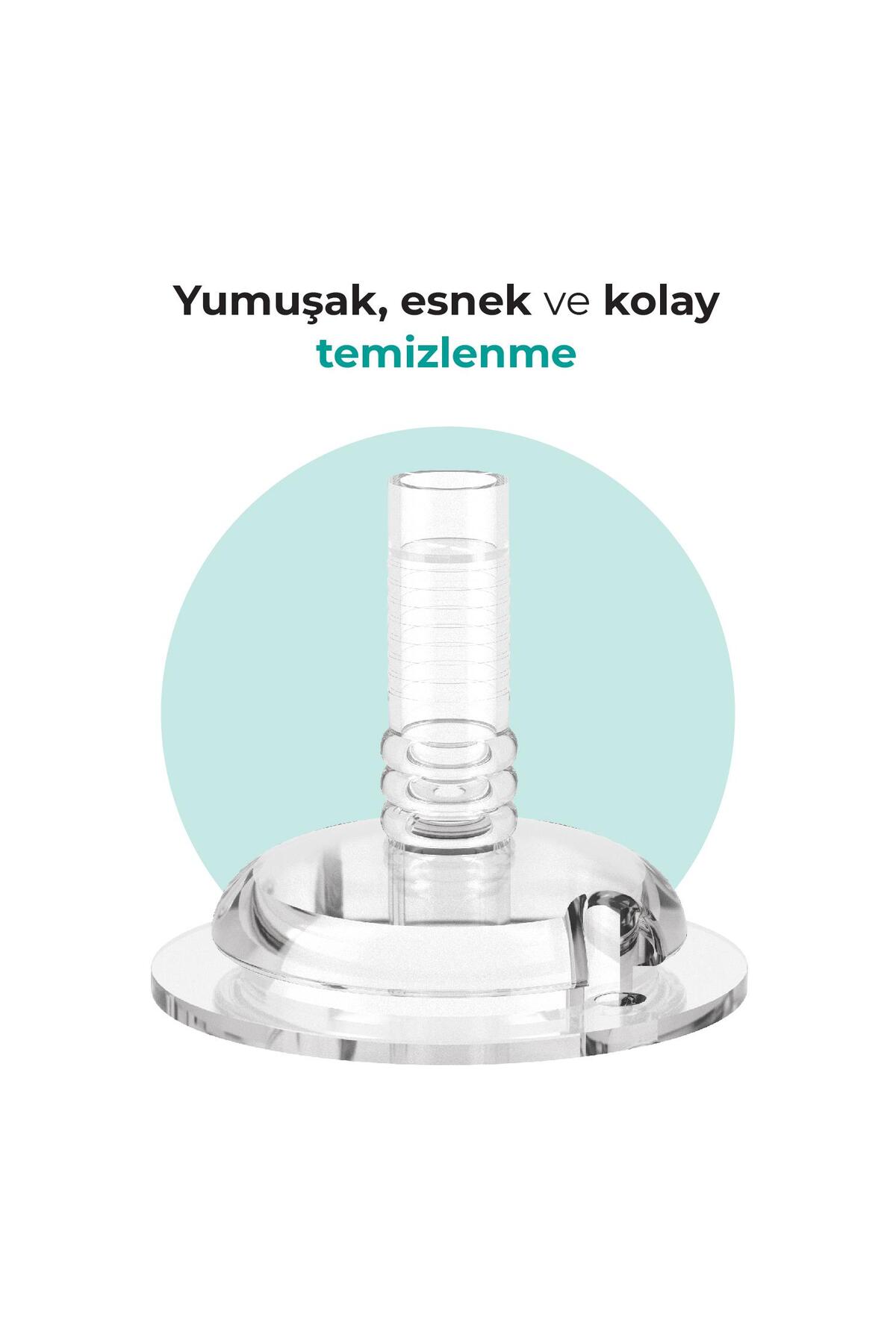 Mamajoo Antikolik Akıtmaz Pipetli Bardak 270 ml Yeşil, 12 Ay+ fotoğrafı 4 (önizleme)
