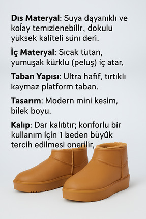 LastStep ultra mini platform bot sus tutmaz yüzeyi içi yünlü artık ayaklarını...