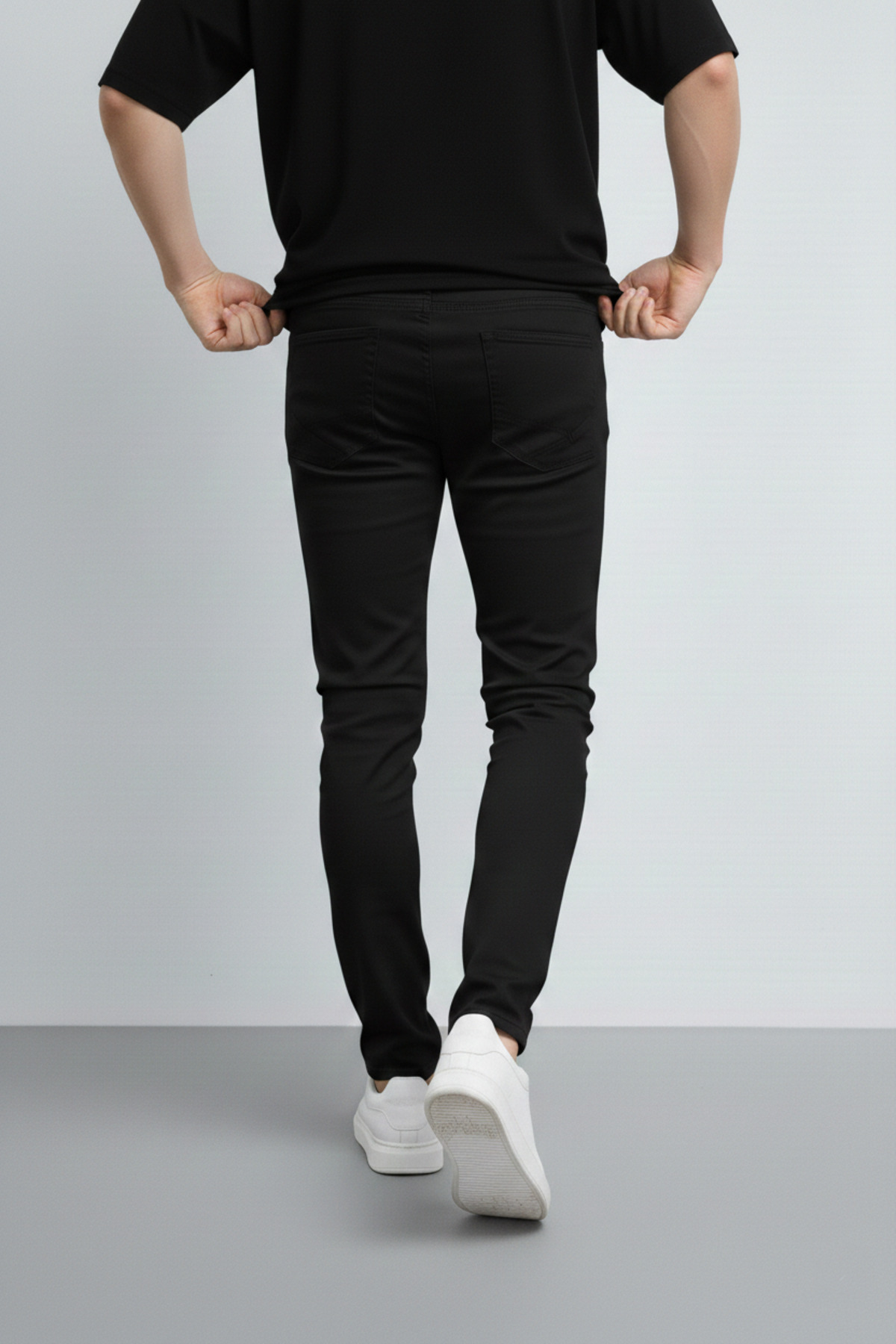 inpool Erkek, Slim-fit, Dar Kesim, Gabardin Pantolon görsel 5