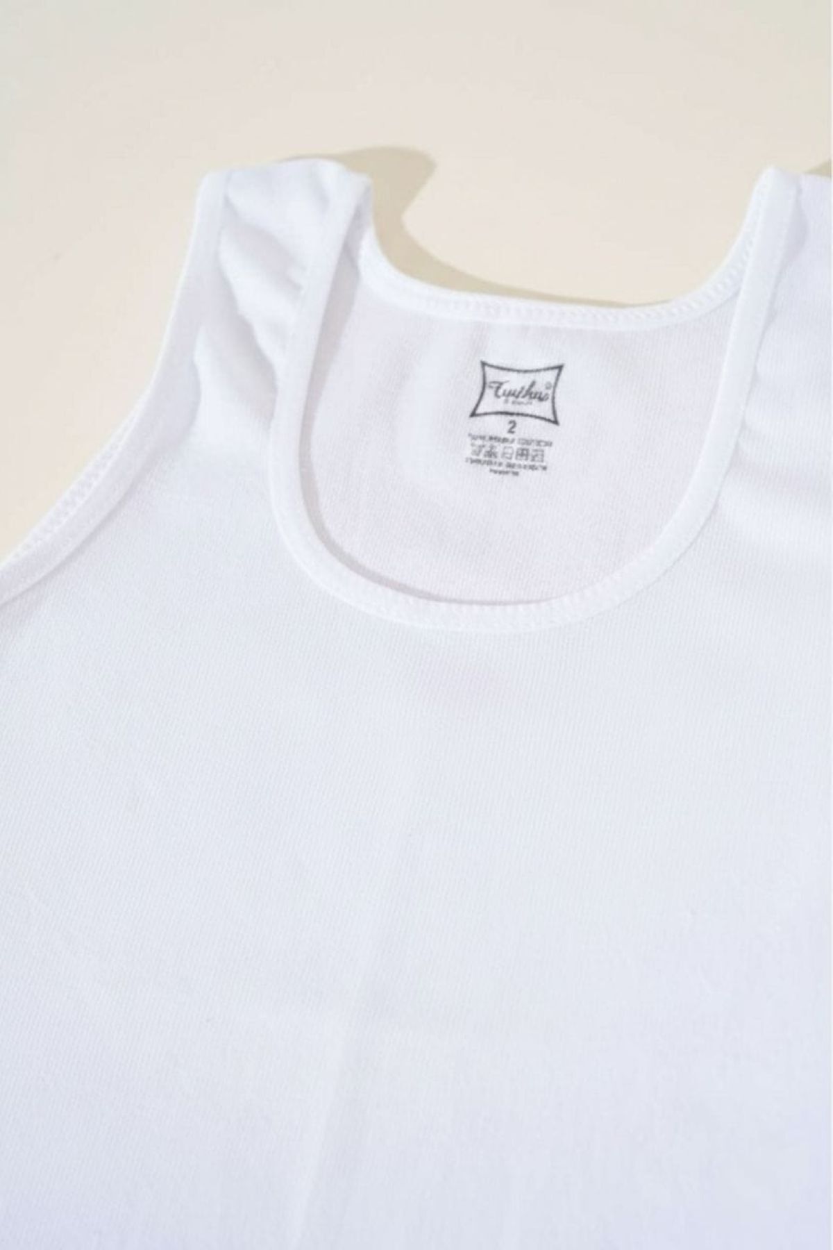 Tutku 5'li Paket %100 Pamuklu Erkek Bebek Beyaz Atlet Seti - Bebek İç Giyim fotoğrafı 4 (önizleme)