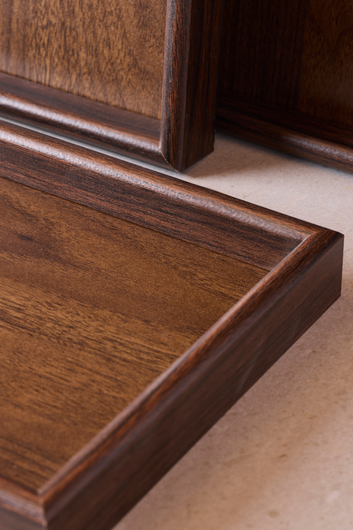 صينية خشبية من خشب الأكاسيا من تورنتو، ثلاث قطع، 3...