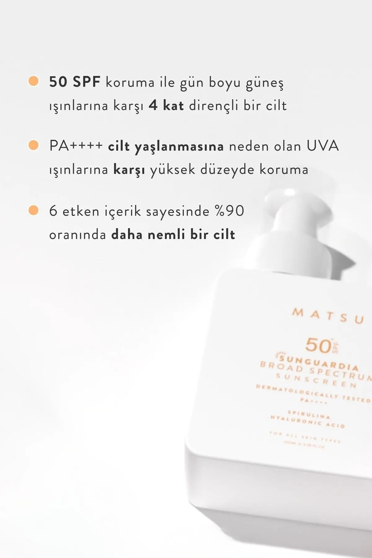 Sunguardia SPF 50+ | Geniş Spektrumlu Hibrit Filtre & Spirulina | Leke Karşıtı ve Nemlendirici | 100 — TYC13H3OBN169158513257556 — تصویر 3 از 4