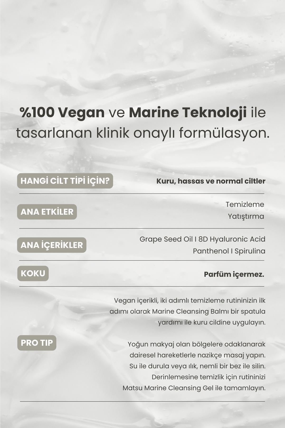 Nazik Arındırıcı Nem Destekli Temizleme Balmı 150 ml — MP34 — تصویر 5 از 7