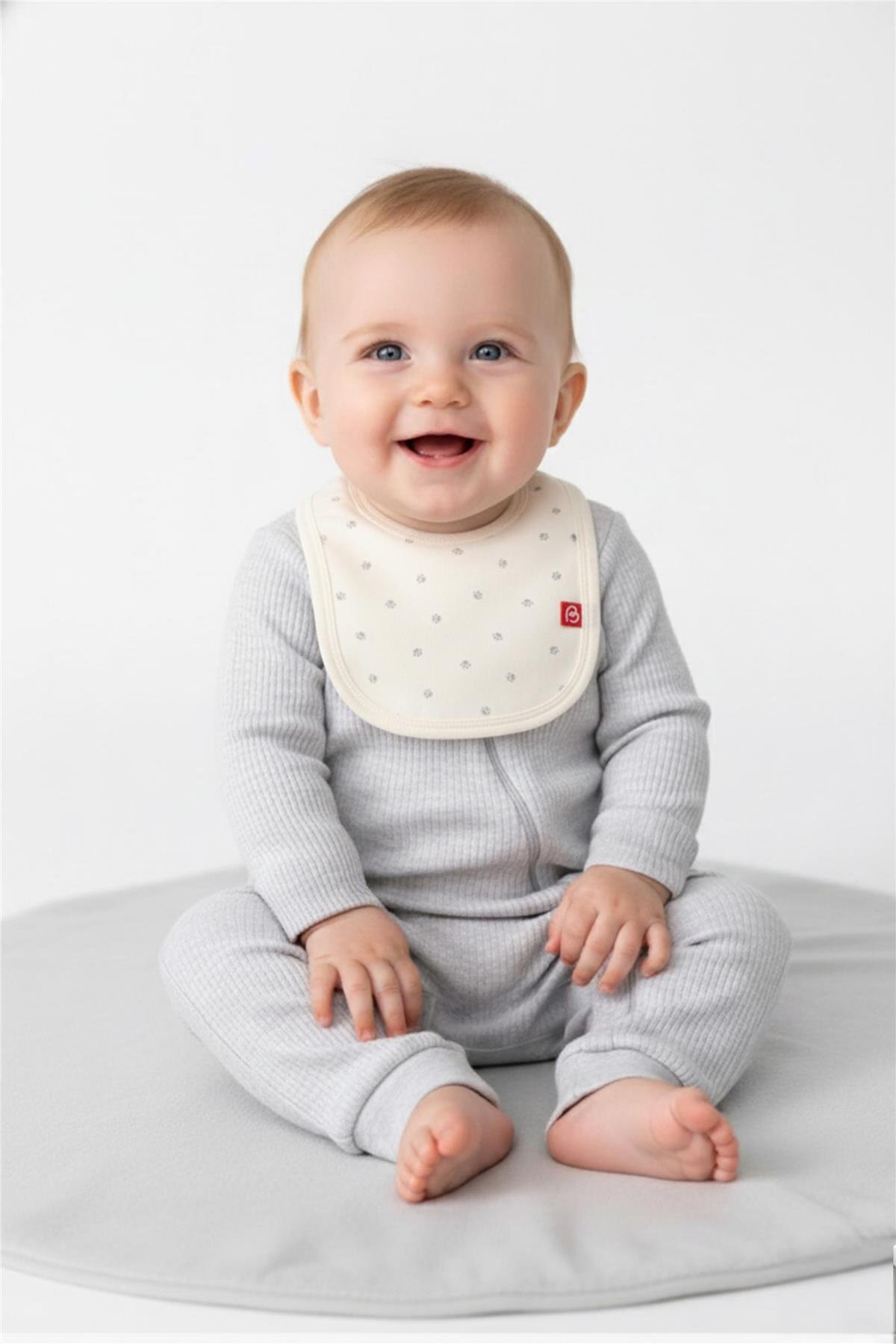 Bebetto SIVAMALI ÖNLÜK 3LÜ (CUTE BEAR) GRİ MELANJ fotoğrafı 3 (önizleme)