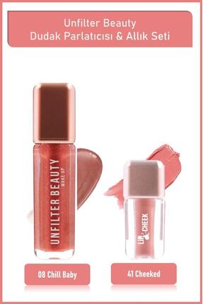 Unfilter Beauty Lipgloss 08 Chill Baby+Lip&Cheek 41 Cheeked