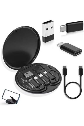 BRF FilizoraSell Orret Home 60W Destekli 5'i 1 Arada Seyahat Kablo Seti – USB...