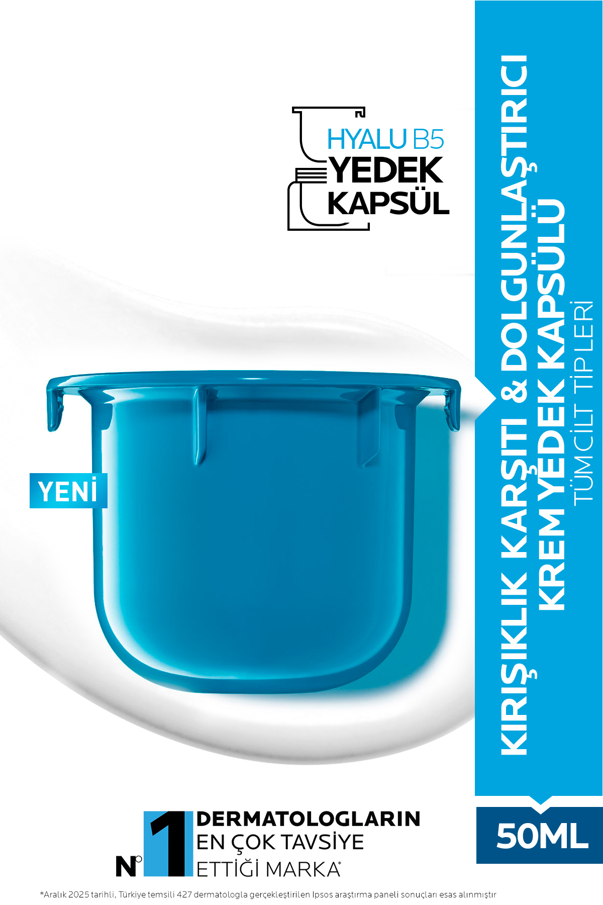La Roche Posay Tüm Cilt Tipleri İçin Kırışıklık Karşıtı & Dolgunlaştırıcı Nemlendirici Krem Yedek Kapsül 50 ml - Fiyatı, Yorumları