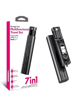 BRF FilizoraSell Aksesaurcı 7 in 1 Çok İşlevli USB C adaptör seti Type-C, Usb...