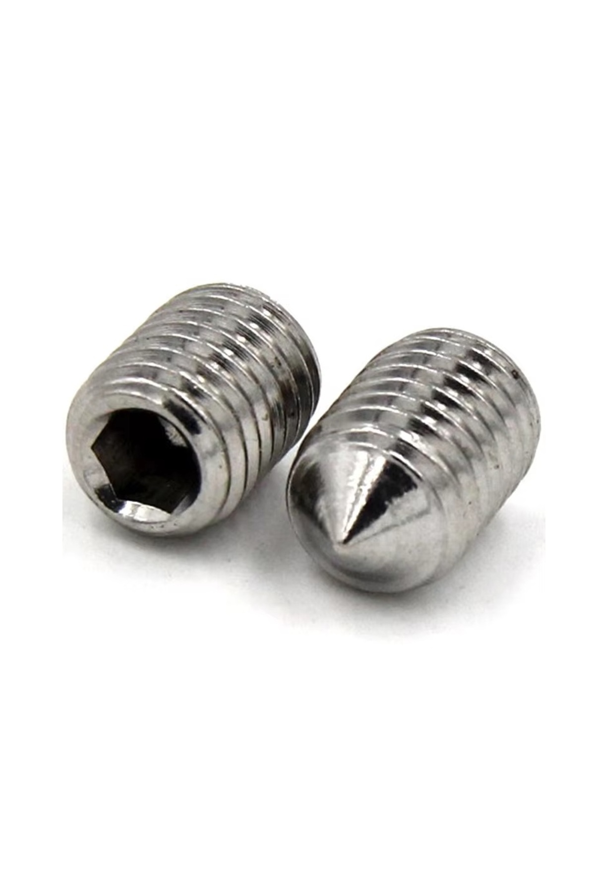 EYM Ticaret 5 × 8 mm alyanlı sivri setskur vida, Lavabo Batarya Kolu için 4 adet