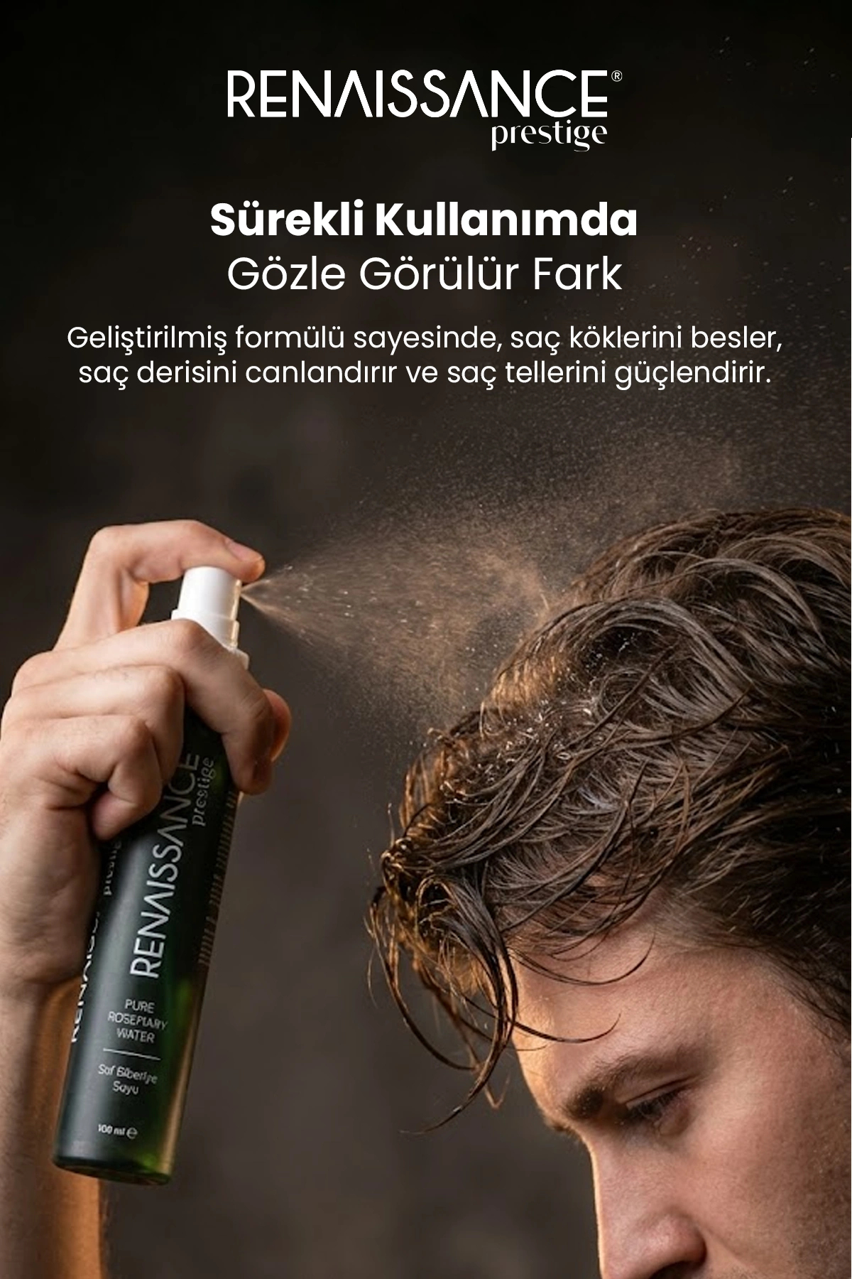Biberiye Suyu Dökülme Karşıtı ve Hızlı Saç Uzatma Etkili Saf Saç Toniği 100 ml — P2S8454 — تصویر 3 از 8